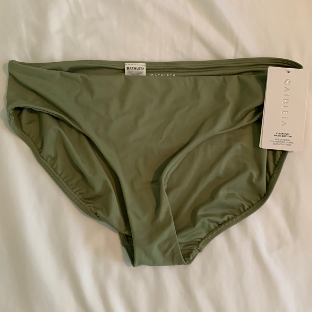 Women’s Athleta clean full bikini bottom. Size XL.
